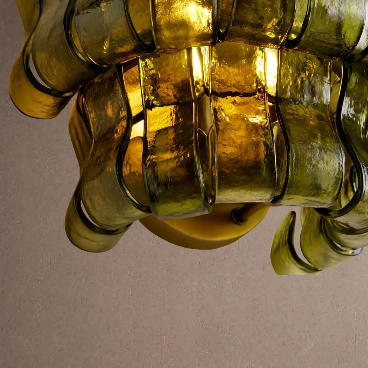 Grigio Glass Wall Sconce - Matte BlackGreencasivra