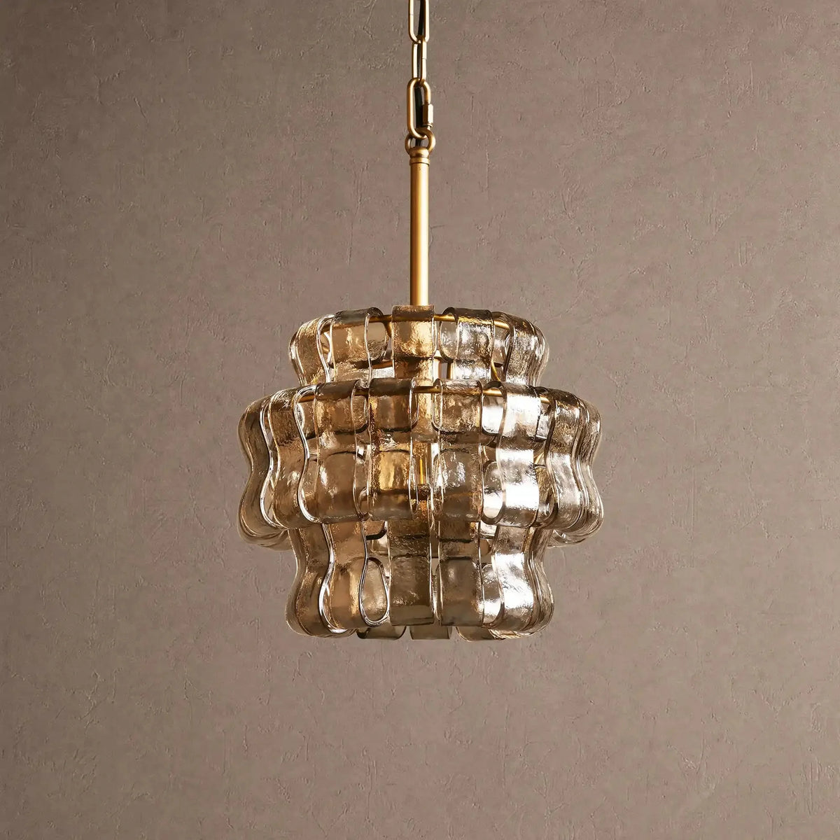 Grigio Pendant Light - BrassSmokecasivra