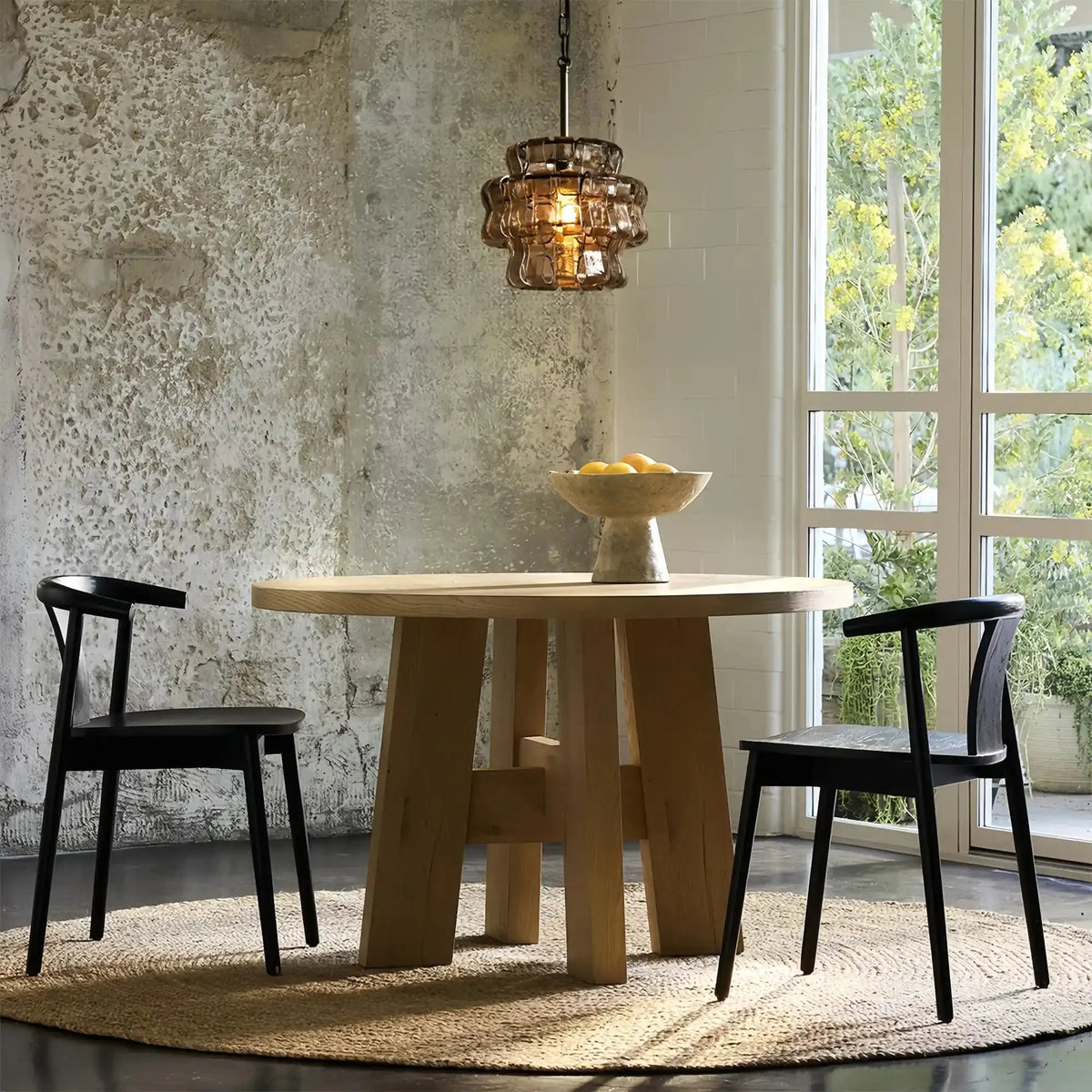 Grigio Pendant Light in brass - modern dining room lighting