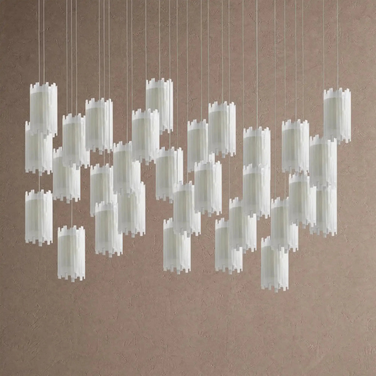 Gemma Rectangular Chandelier 15/30-Light - 30-Lightcasivra