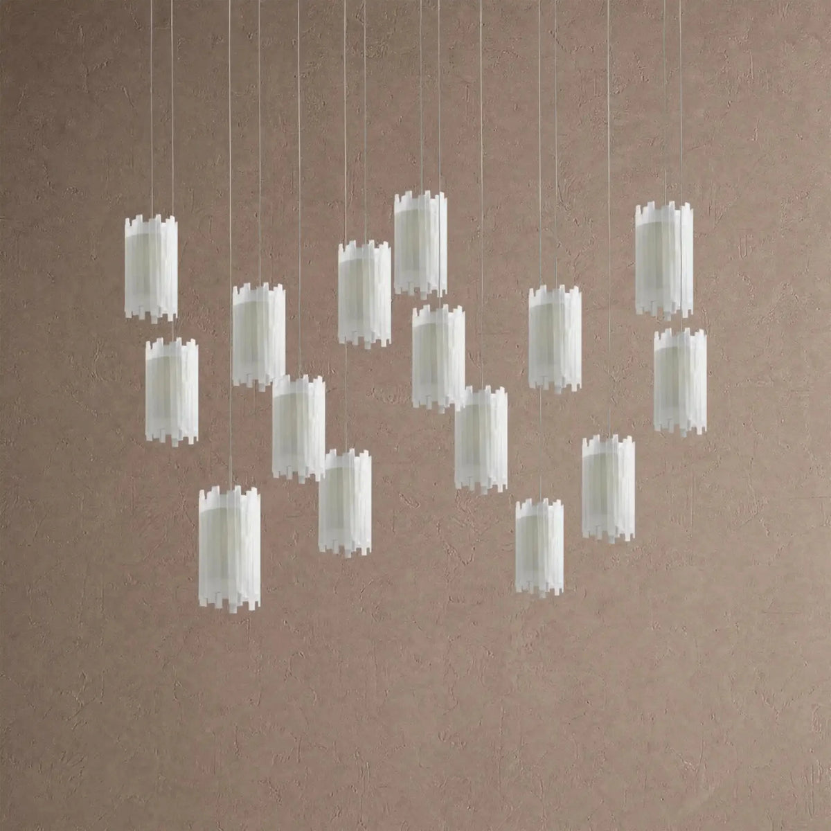Gemma Rectangular Chandelier 15/30-Light - 15-Lightcasivra