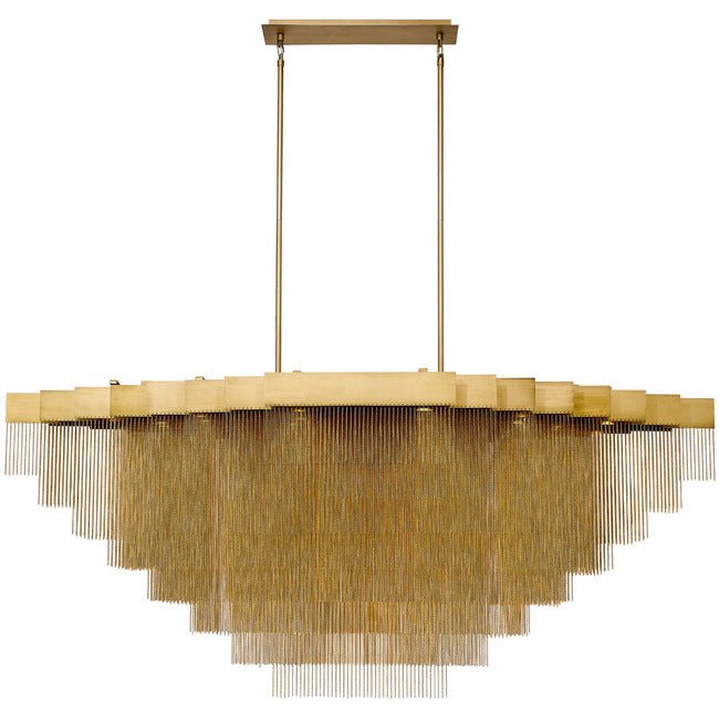 Gildora Linear Chandelier - Gold72.8”casivra