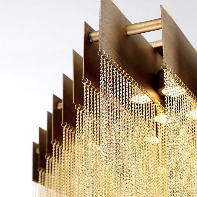Gildora Linear Chandelier - Gold47.3”casivra