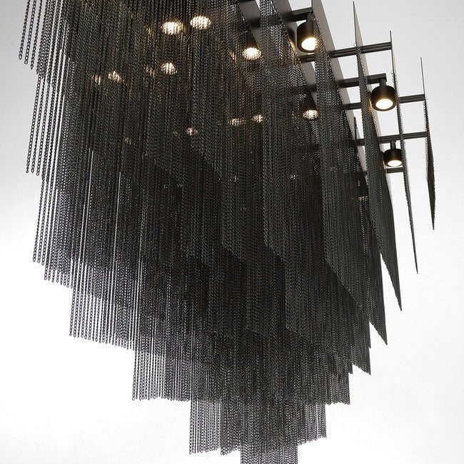 Gildora Linear Chandelier - Gold47.3”casivra