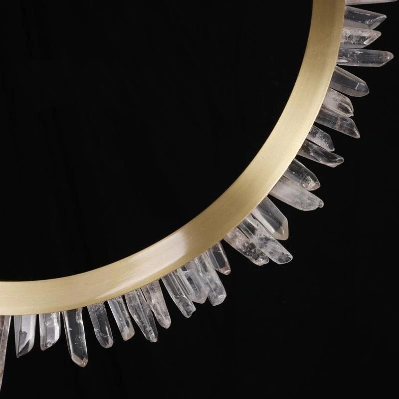 Gina Rock Crystal Ring Chandelier - 14.7" Dcasivra