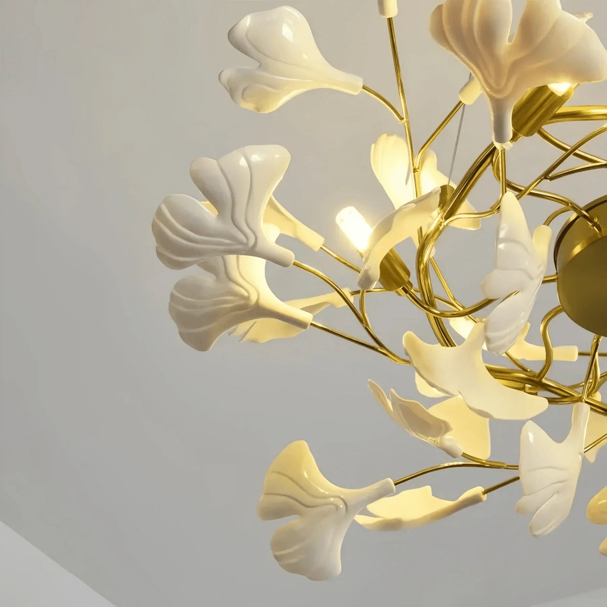 Gingko Luxury Chandelier Style B - Dia 39.4″(100cm) x H 11.8″(30cm) ( G9*10 )casivra