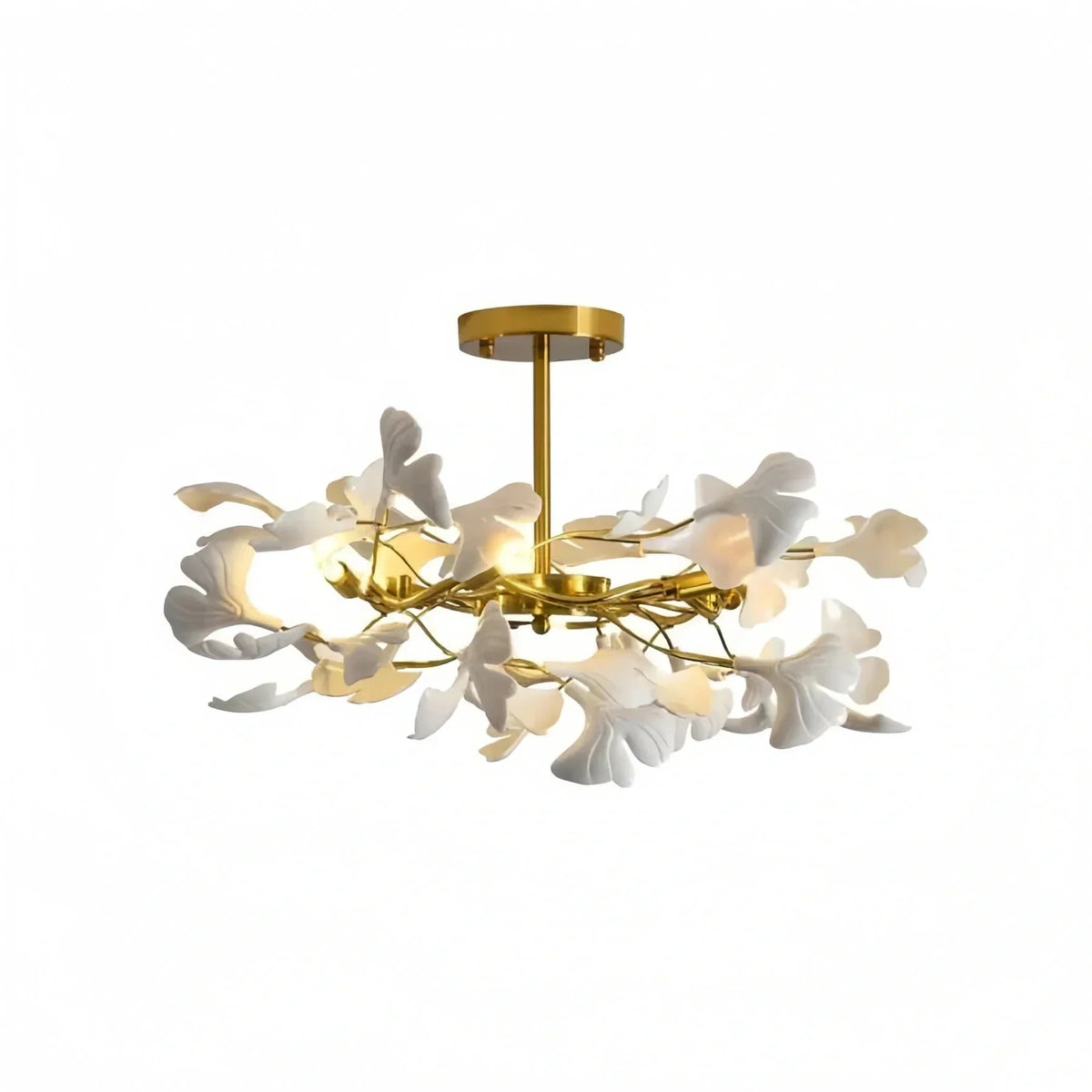 Gingko Luxury Chandelier Style B - Dia 23.6″(60cm) x H 11.8″(30cm) ( G9*6 )casivra