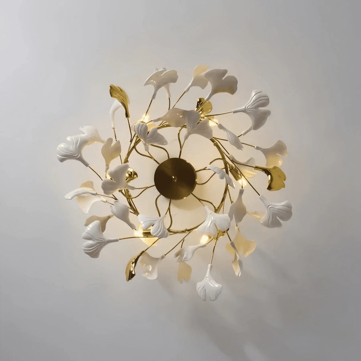 Gingko Luxury Chandelier Style B - Dia 23.6″(60cm) x H 11.8″(30cm) ( G9*6 )casivra