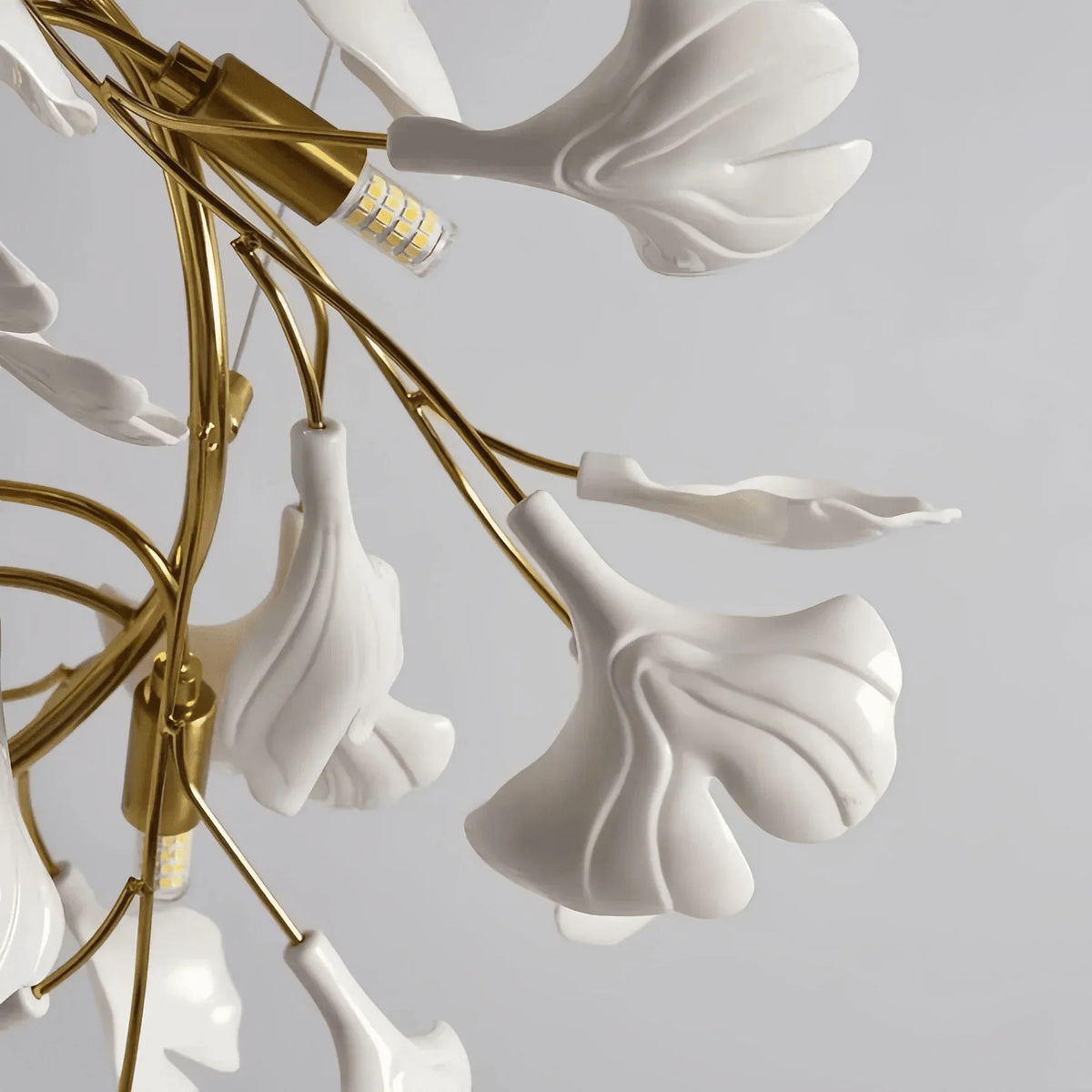 Gingko Luxury Chandelier Style B - Dia 39.4″(100cm) x H 11.8″(30cm) ( G9*10 )casivra