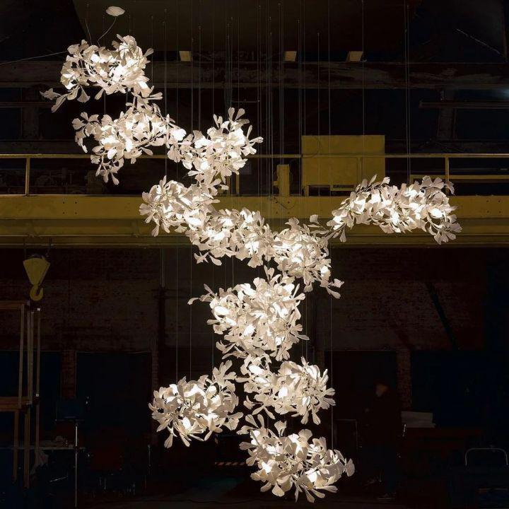 Ginkgo Combination Chandelier - L 137.8''(350cm) x H 118.1''(300cm)casivra