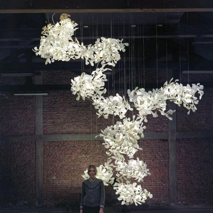 Ginkgo Combination Chandelier - L 137.8''(350cm) x H 118.1''(300cm)casivra