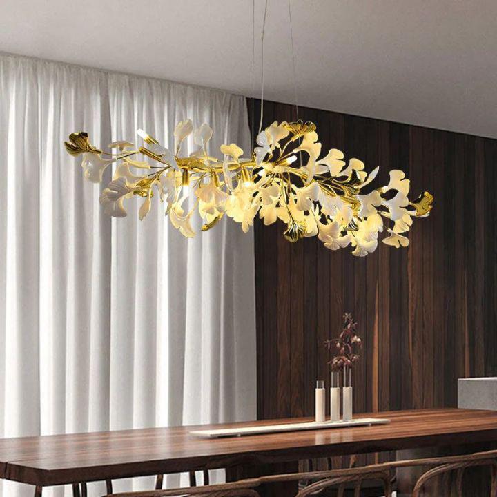 Ginkgo Luxury Chandelier Style C - L 31.5″(80cm) x W 17.7″(45cm) x H 13.8″(35cm) (G9*6)casivra