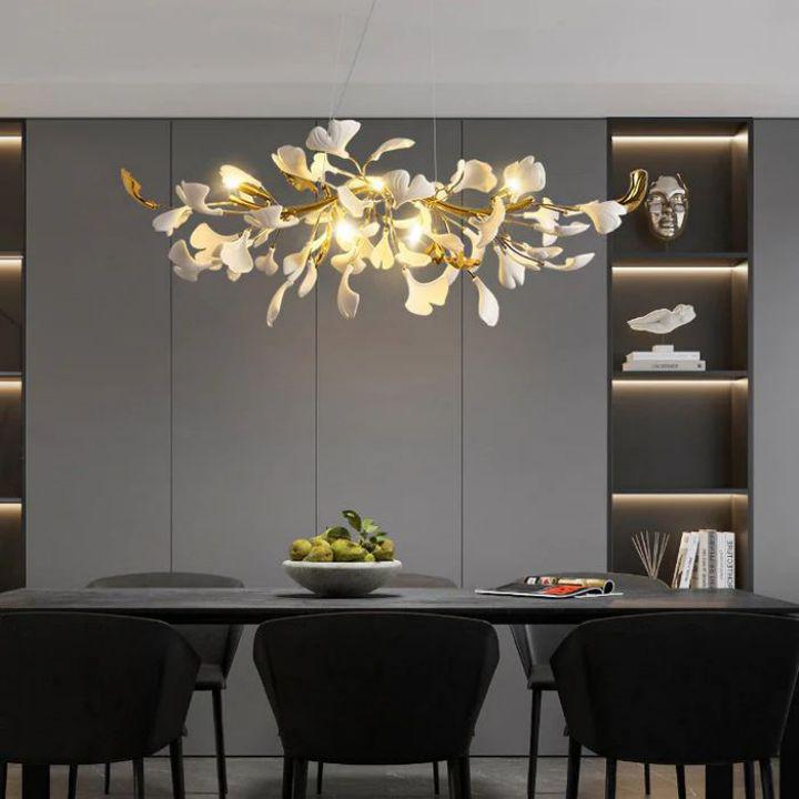 Ginkgo Luxury Chandelier Style C - L 31.5″(80cm) x W 17.7″(45cm) x H 13.8″(35cm) (G9*6)casivra