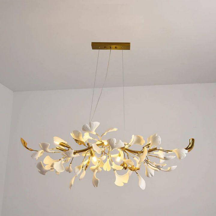 Ginkgo Luxury Chandelier Style C - L 31.5″(80cm) x W 17.7″(45cm) x H 13.8″(35cm) (G9*6)casivra