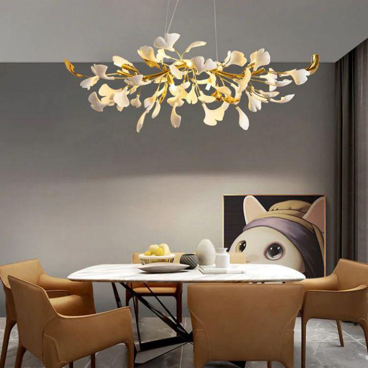 Ginkgo Luxury Chandelier Style C - L 31.5″(80cm) x W 17.7″(45cm) x H 13.8″(35cm) (G9*6)casivra