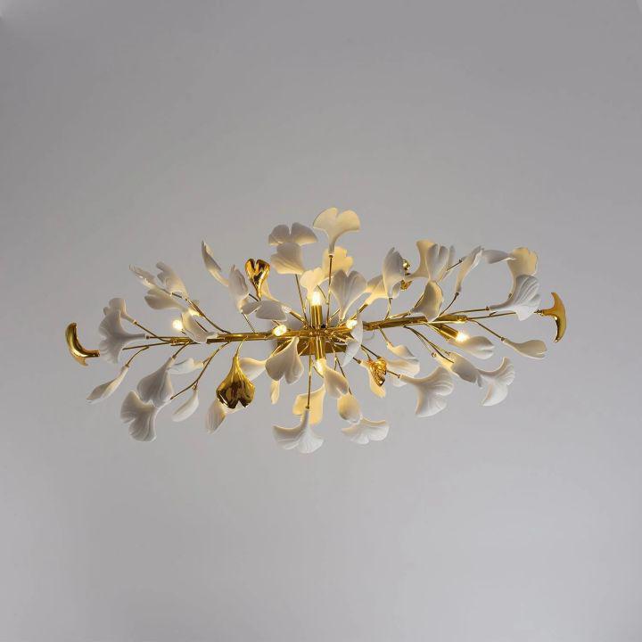 Ginkgo Luxury Chandelier Style C - L 47.2″(120cm) x W 17.7″(45cm) x H 15.7″(40cm) (G9*10)casivra