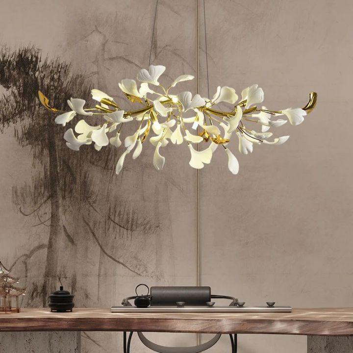 Ginkgo Luxury Chandelier Style C - L 31.5″(80cm) x W 17.7″(45cm) x H 13.8″(35cm) (G9*6)casivra