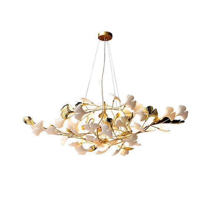 Ginkgo Luxury Chandelier Style D - 10 Lights: L 47.2''(120cm) x H 18.9''(48cm)casivra
