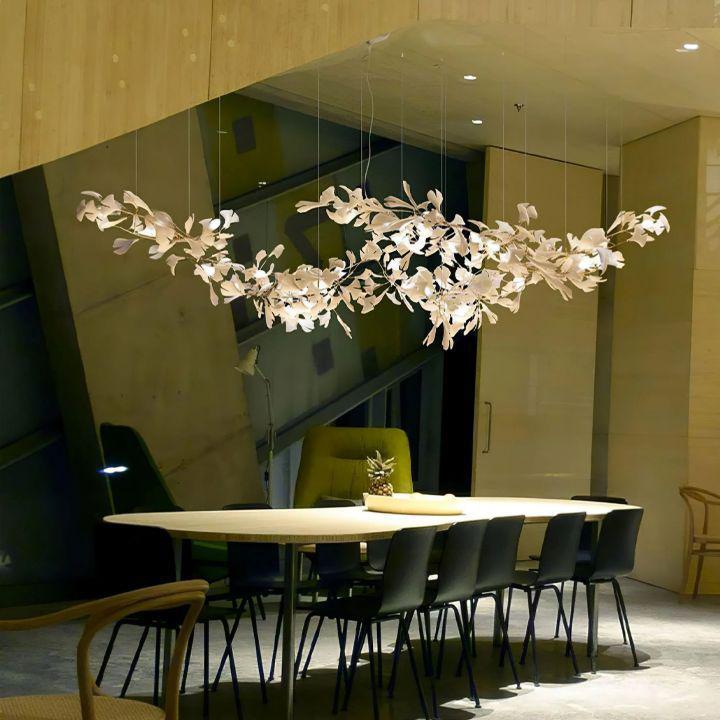 Ginkgo Luxury Chandelier Style F - 10 Lights: L 47.2''(120cm) x W19.7''(50cm) x H 59''(150cm)casivra