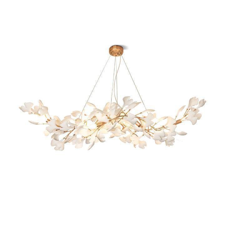 Ginkgo Luxury Chandelier Style F - 8 Lights: L 39.3''(100cm) x W17.7''(45cm) x H 59''(150cm)casivra