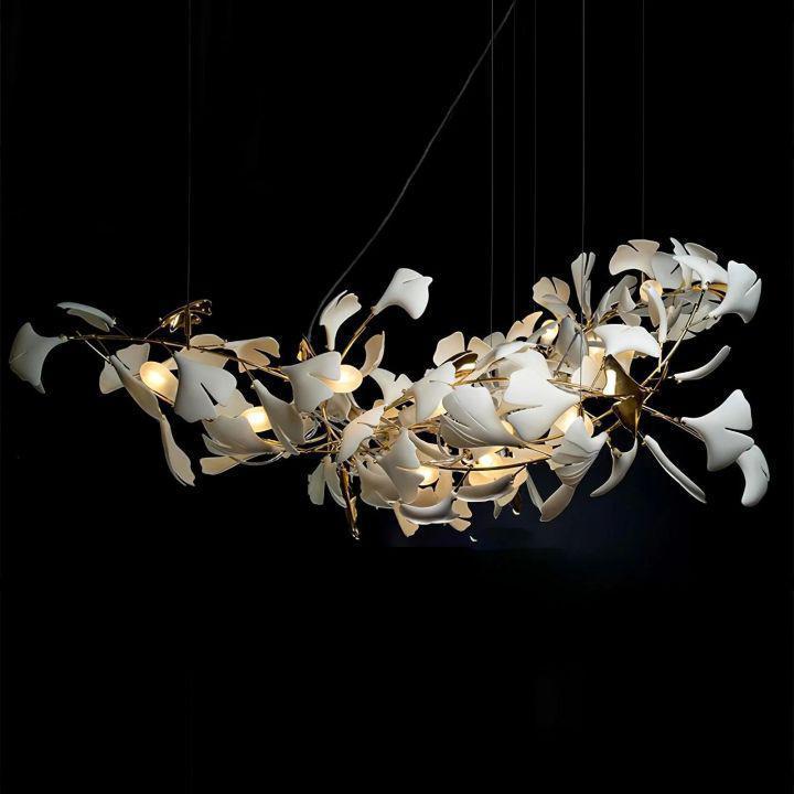 Ginkgo Luxury Chandelier Style G - 6 Lights: L 39.4''(100cm) x H 15.7''(40cm)59''(150cm)casivra