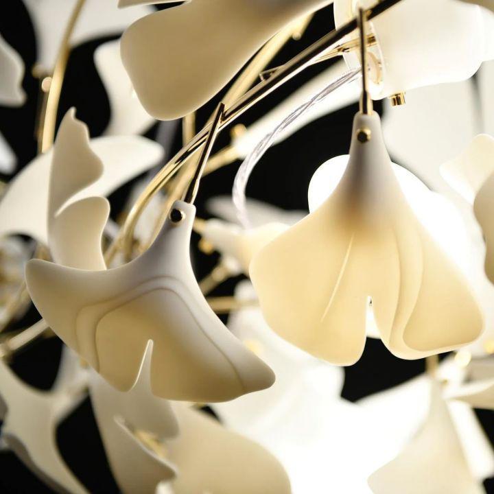 Ginkgo Luxury Chandelier Style G - 6 Lights: L 39.4''(100cm) x H 15.7''(40cm)59''(150cm)casivra