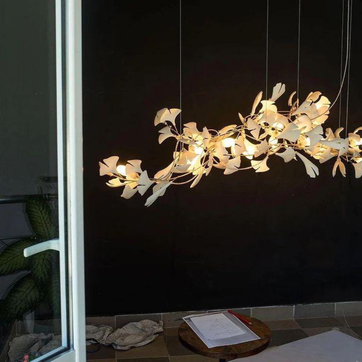 Ginkgo Luxury Chandelier Style G - 6 Lights: L 39.4''(100cm) x H 15.7''(40cm)59''(150cm)casivra