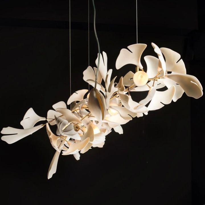 Ginkgo Luxury Chandelier Style I - 6 Lights: L 23.6''(60cm) X H 15.7''(40cm)casivra