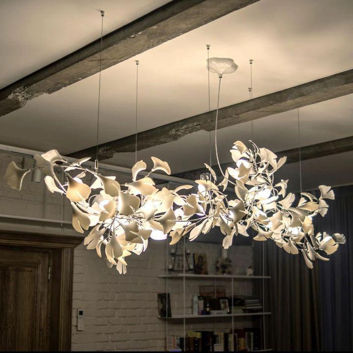 Ginkgo Luxury Chandelier Style I - 6 Lights: L 23.6''(60cm) X H 15.7''(40cm)casivra