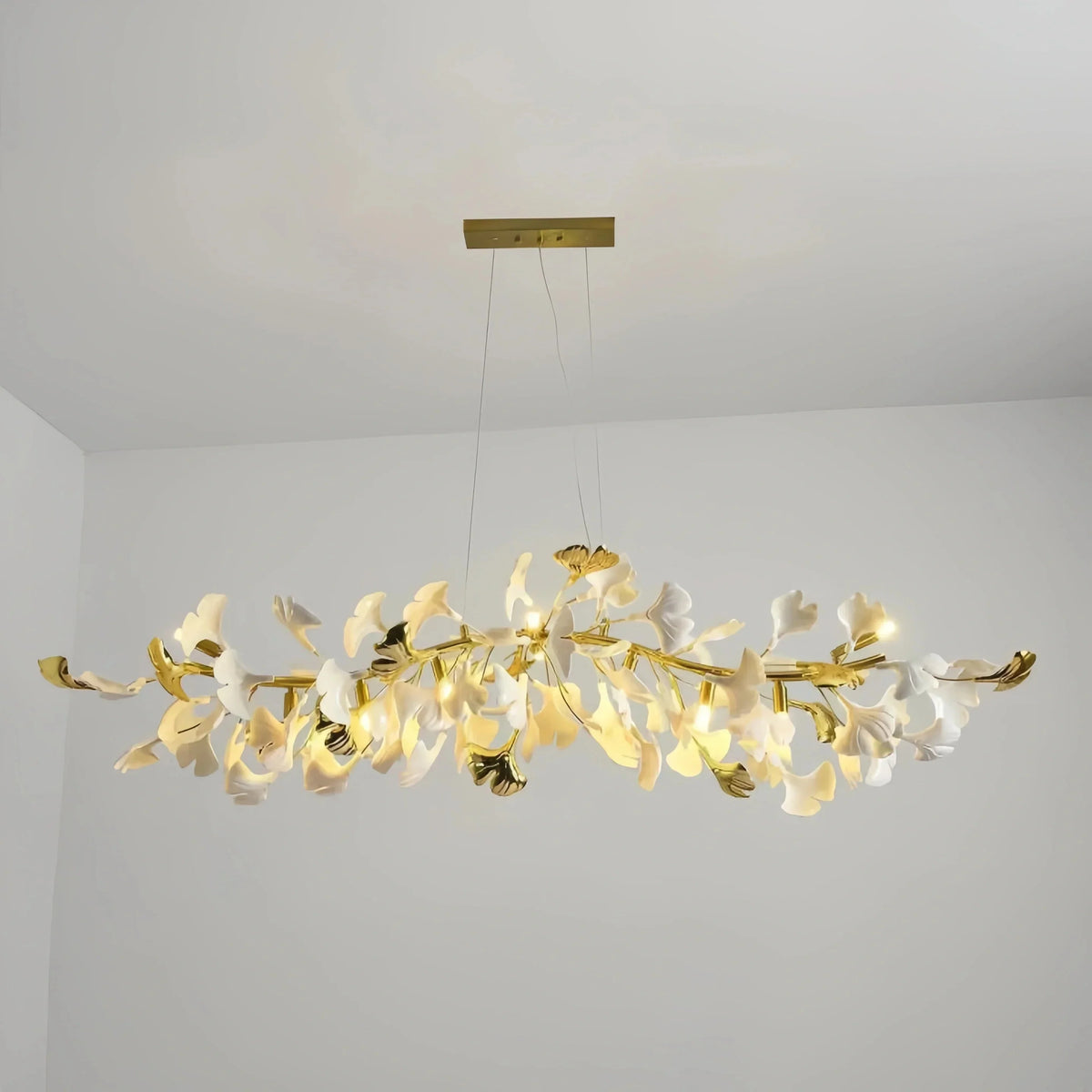 Ginkgo Luxury Linear Chandelier Style C - L 47.2″(120cm) x W 17.7″(45cm) x H 15.7″(40cm) (G9*10)casivra