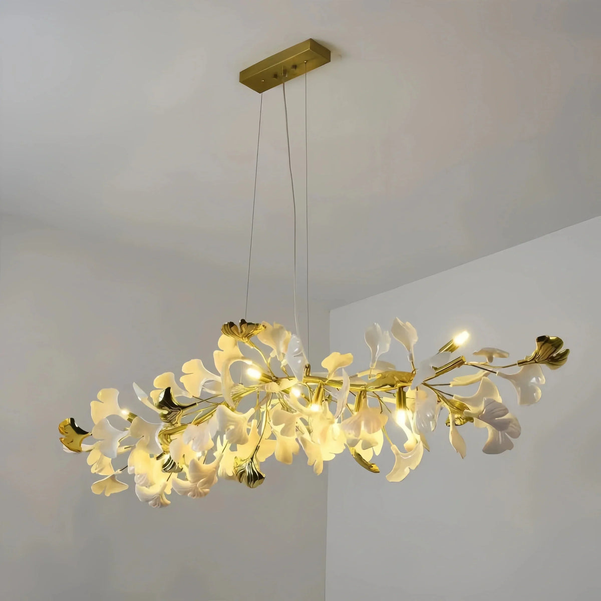 Ginkgo Luxury Linear Chandelier Style C - L 31.5″(80cm) x W 17.7″(45cm) x H 13.8″(35cm) (G9*6)casivra