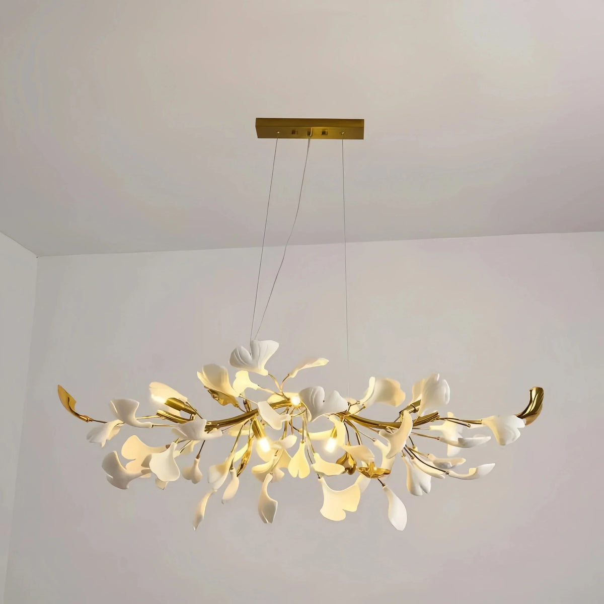 Ginkgo Luxury Linear Chandelier Style C - L 31.5″(80cm) x W 17.7″(45cm) x H 13.8″(35cm) (G9*6)casivra