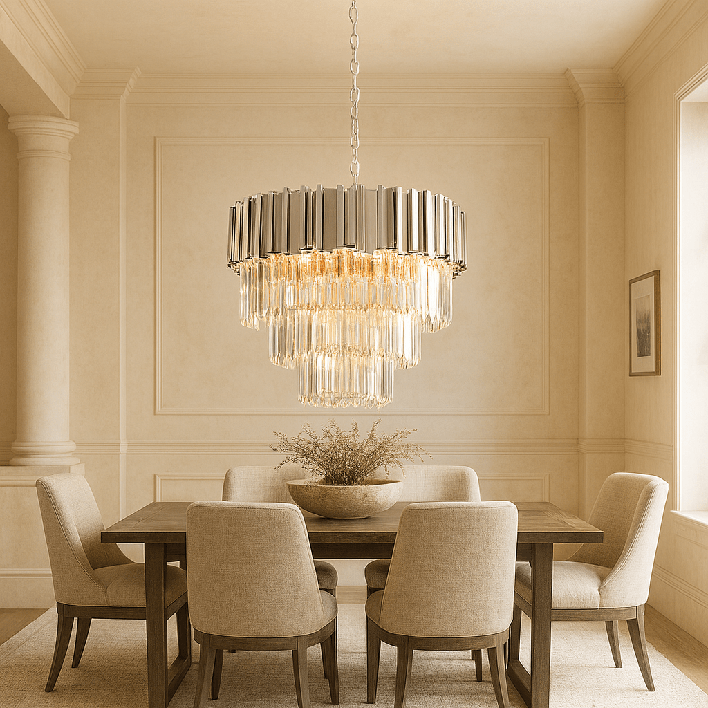 buyGio 4-Tier Crystal Chandelier - Morsale