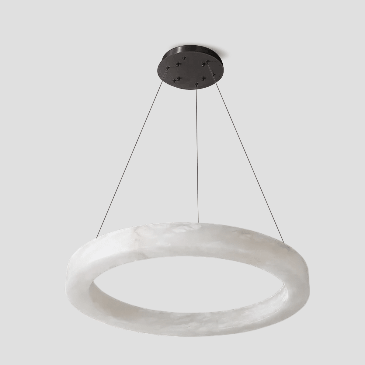 Glacera Alabaster Round Chandelier 19'' 27'' 36'' 60''D - D 35.4"Bronzecasivra