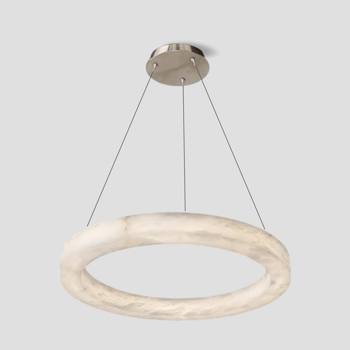 Glacera Alabaster Round Chandelier 19'' 27'' 36'' 60''D - D 60‘’Chromecasivra