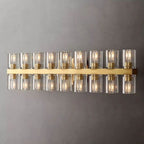 Arcachon Gear Crystal 18-Light Wall Sconce