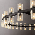 Arcachon Gear Crystal Round Chandelier 60"