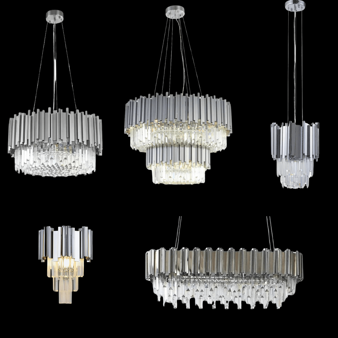Gold/Silver Round Modern Tiered Metal Crystal Chandelier - Round: 1 Layer D15.7"*H11.8"/4 LightsGoldWarm Lightcasivra