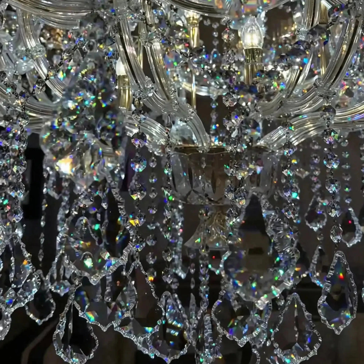 Grand Imperial Crystal Palace Chandelier for Mansion/Hotel Lobby/Banquet Hall - 54 Lights/D63"*H72.8"(D160cm*H185cm)/100kgWarm Lightcasivra