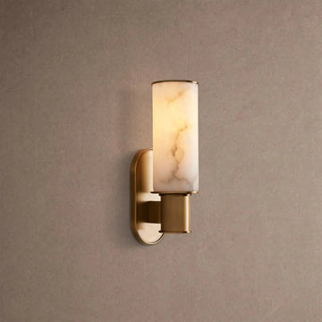 Hartley Alabaster Wall Sconce - Brasscasivra