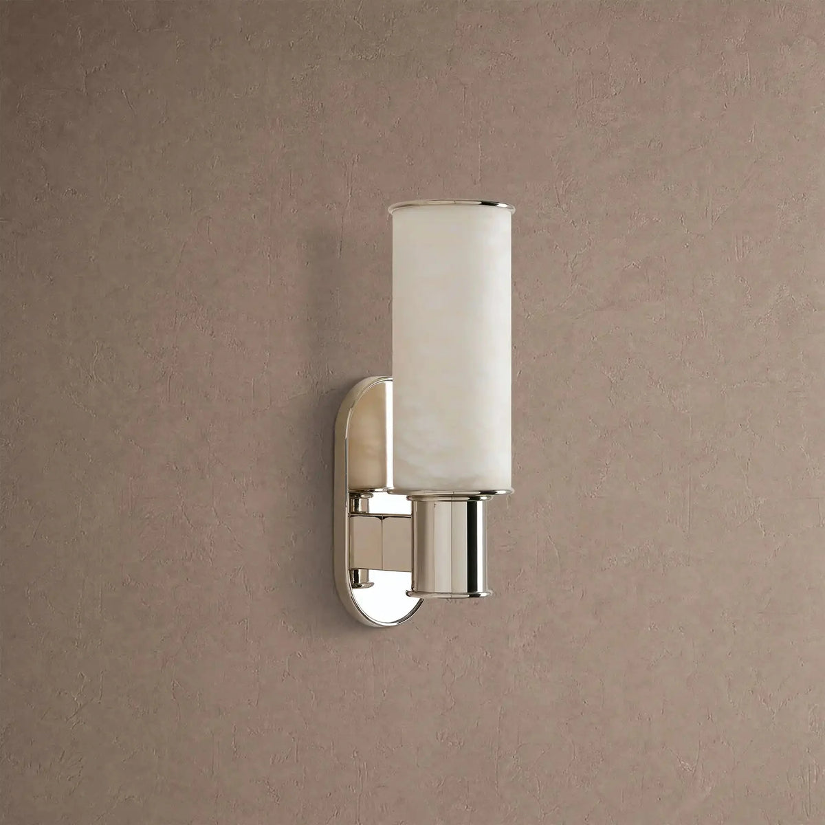 Hartley Alabaster Wall Sconce - Nickelcasivra