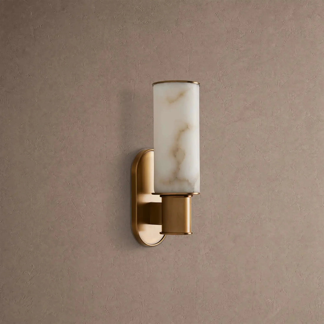 Hartley Alabaster Wall Sconce - Brasscasivra