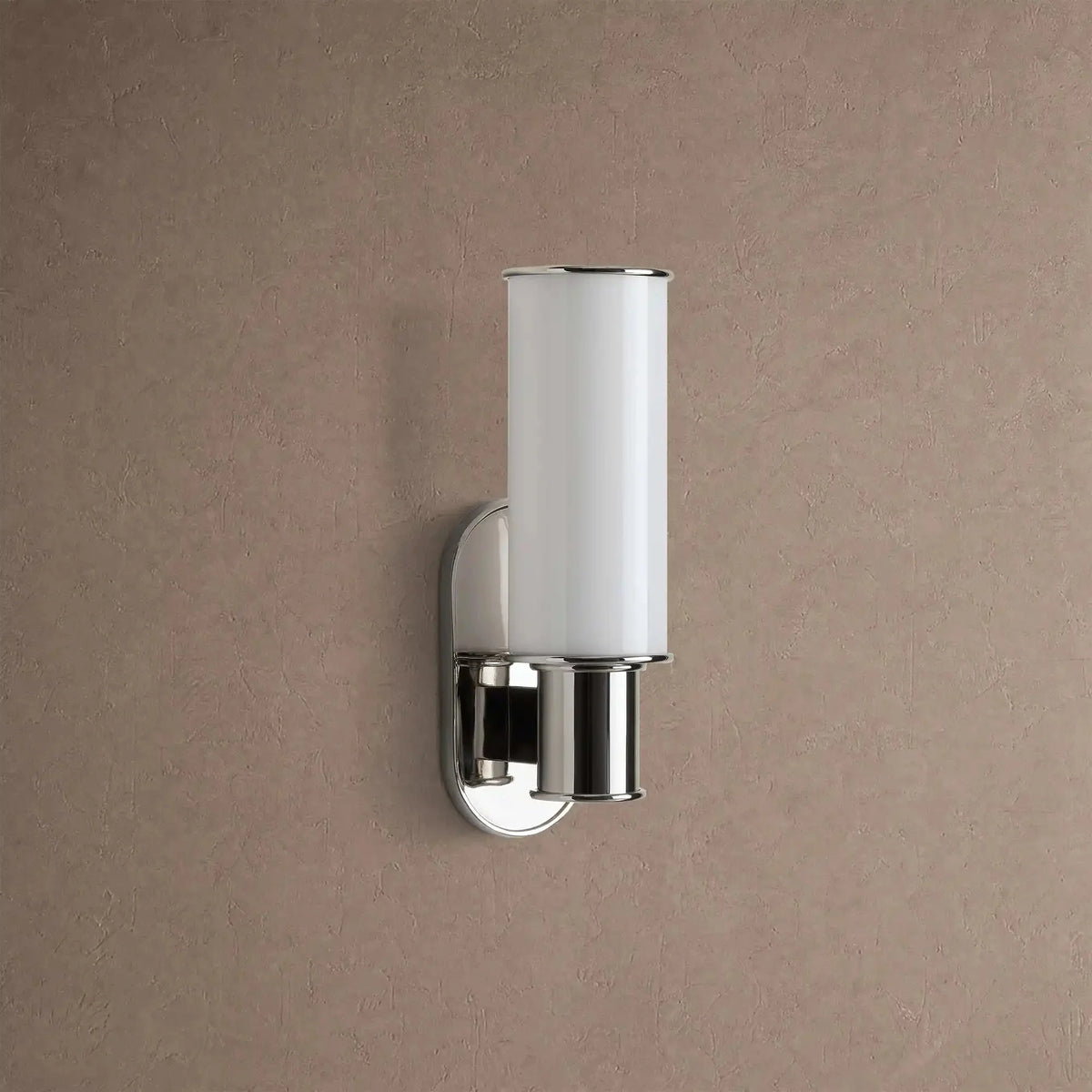 Hartley Milk Glass Wall Sconce - Nickelcasivra