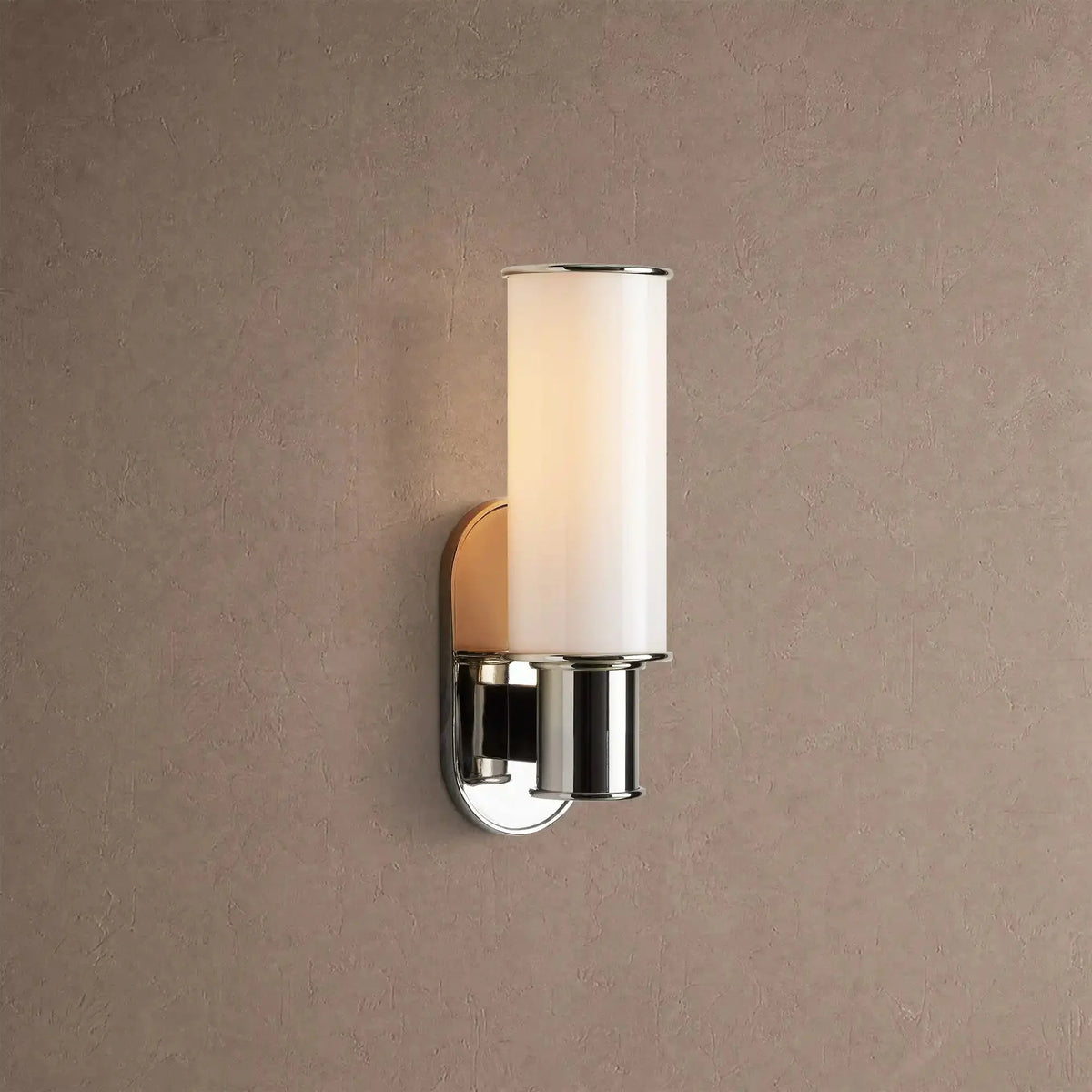 Hartley Milk Glass Wall Sconce - Blackcasivra
