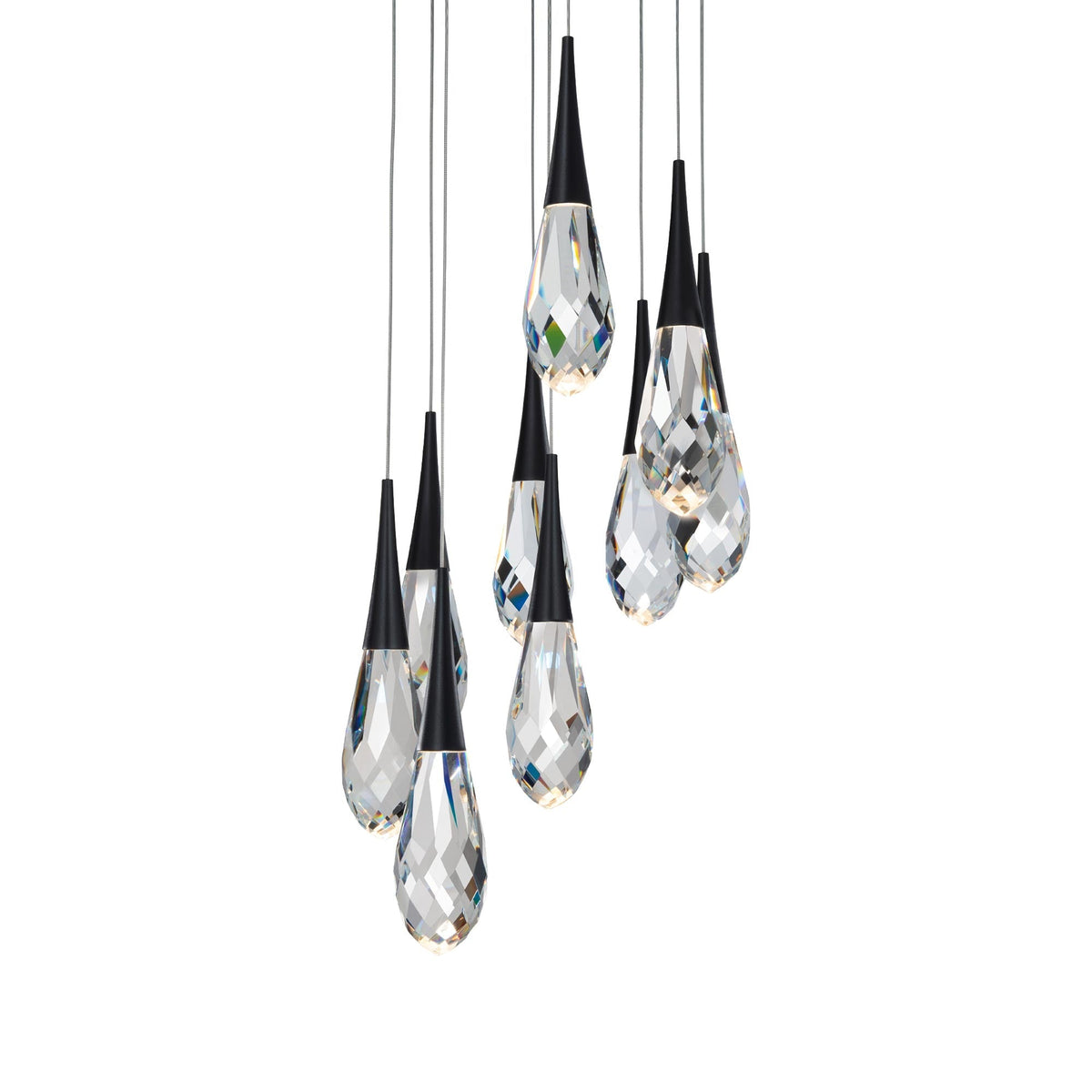 Hibiscas LED Multi Light Pendant Light - Black9-Lightcasivra