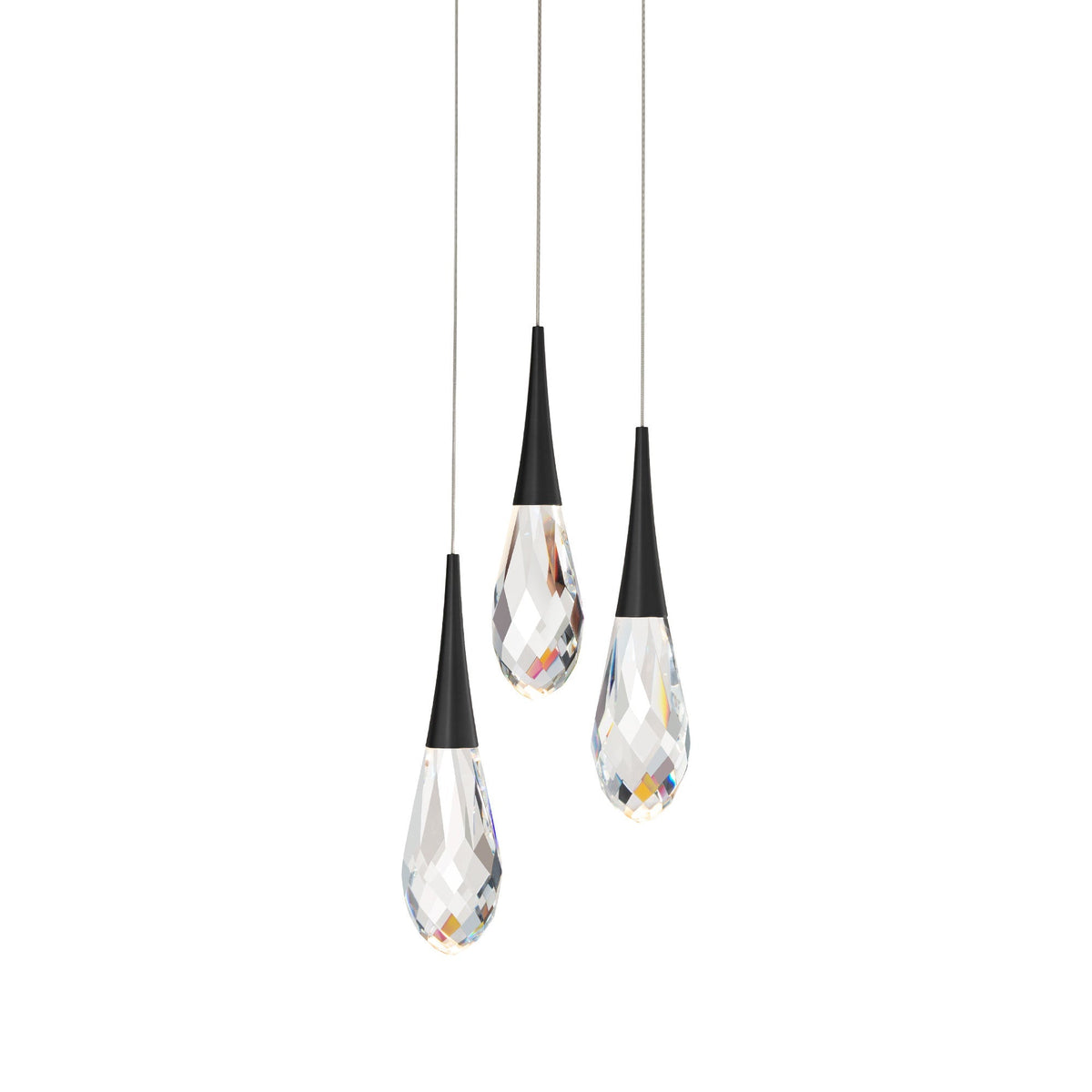 Hibiscas LED Multi Light Pendant Light - Black3-Lightcasivra