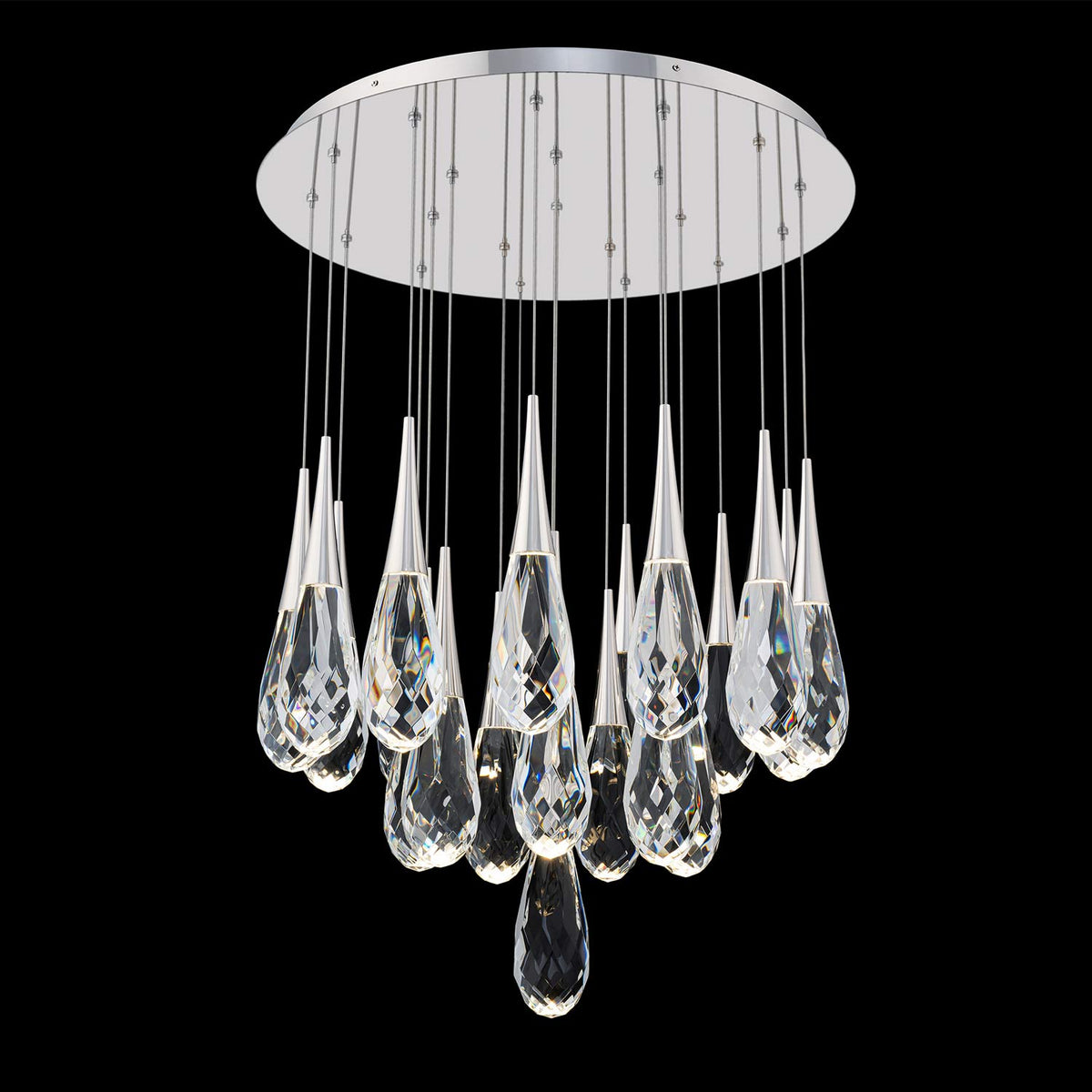 Hibiscas LED Multi Light Pendant Light - Aged Brass21-Lightcasivra