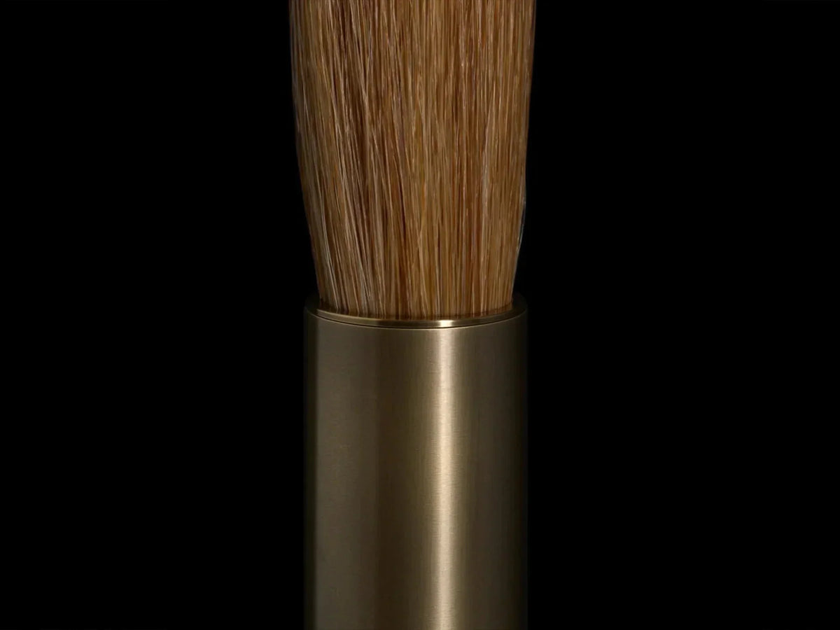 Horsehair Wall Sconce - Aged BrassJet Blackcasivra