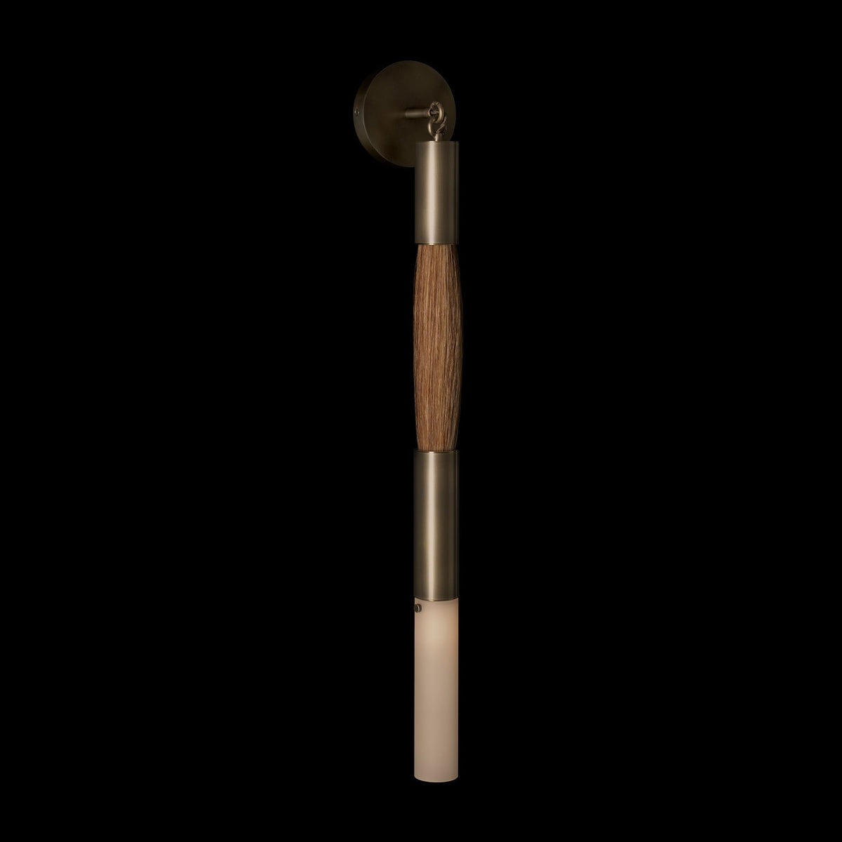 Horsehair Wall Sconce - Aged BrassFlaxencasivra