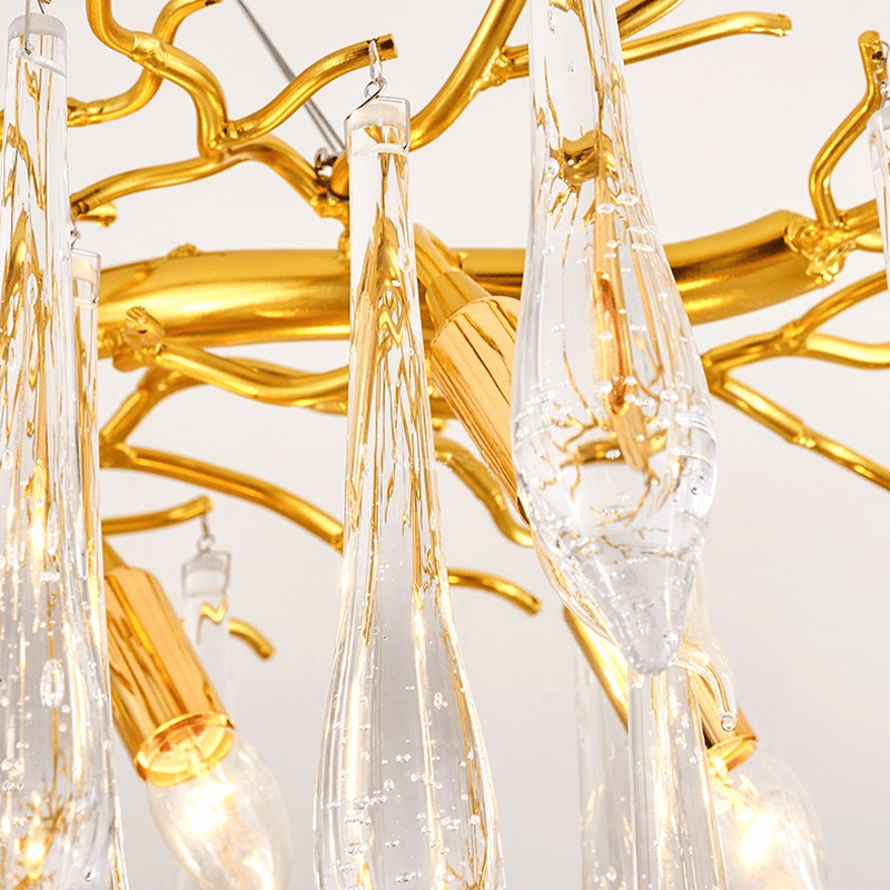 Hurrey Branch Crystal Rain Chandelier - 23.62" diamcasivra